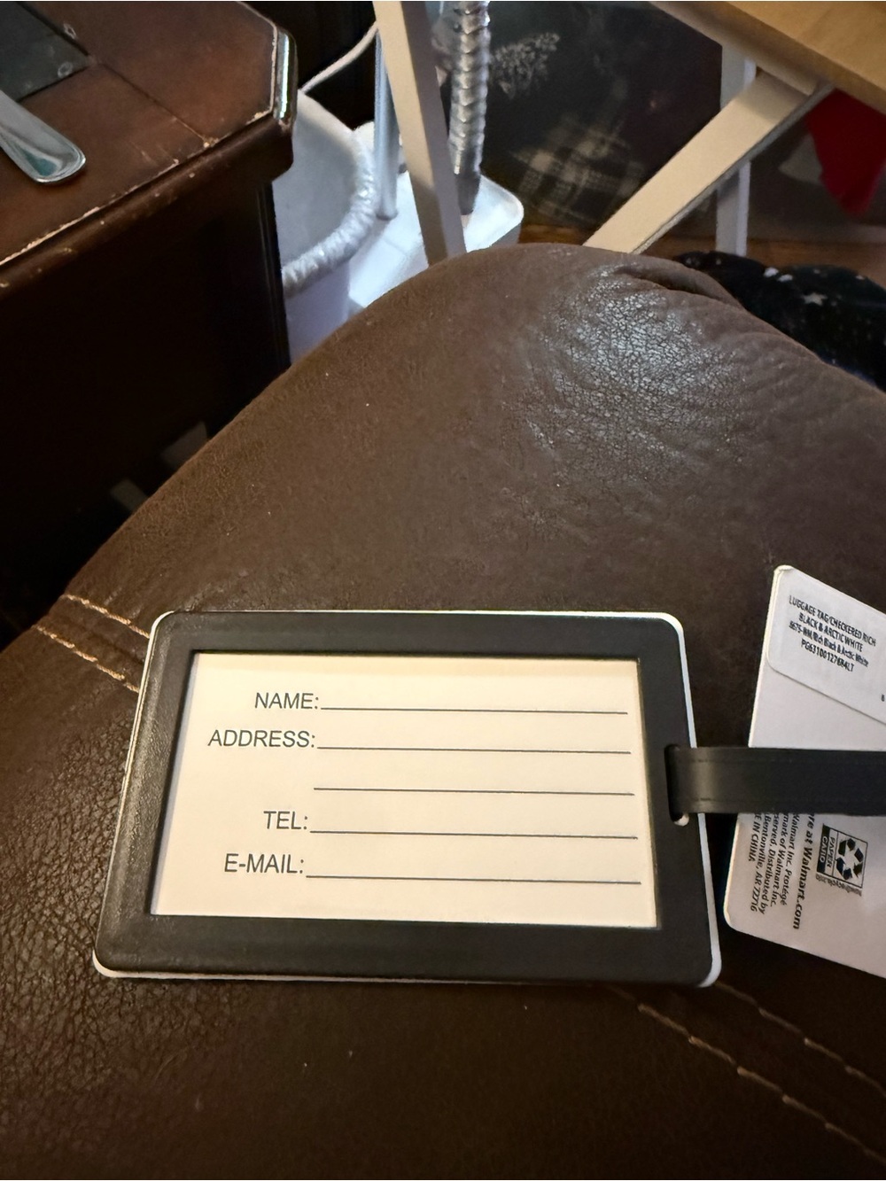 Star Wars Black & White Helmet Luggage ID Tag - Picture 4 of 16